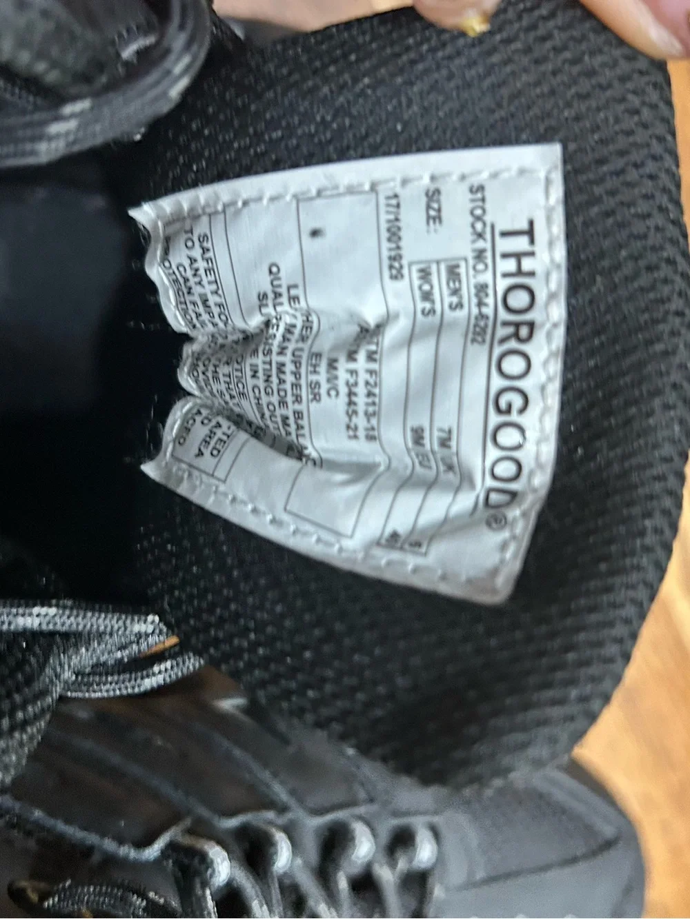 Thorogood Waterproof Hiking Boots Women’s 9 Men’s 7 Black Trail Boots Gorpcore